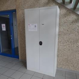 Doppelstahlschrank