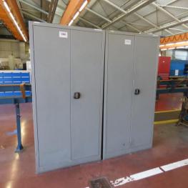 Lot Of Dual Steel Cabinets