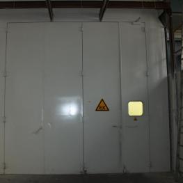 Continuous painting and drying cubicle