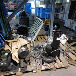 Lot Of Replacement Motors And Fans
