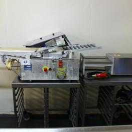 Lachsschneidemaschine