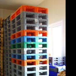 Lot Of Euro Plastic Pallets