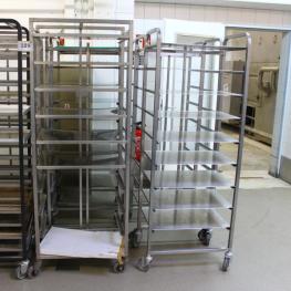 Lot Of Baking Sheet Transport Trolleys