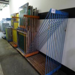 Lot Screen Printing Frame Transport Racks