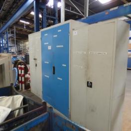 Lot Double Steel Cupboards
