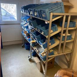 Assembly shelves