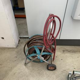 Garden hose dispenser