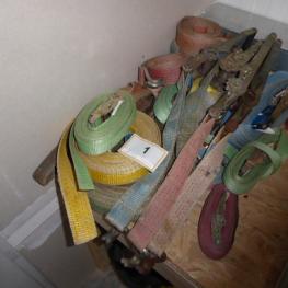 Lot Of Tensioning And Lashing Straps