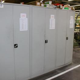Lot Of Sheet Steel Cupboards