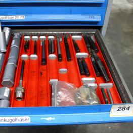 Lot Of Indexable Ball Nose Cutters