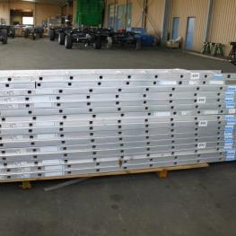 Lot Of Aluminium Single Ladders