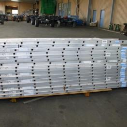 Lot Of Aluminium Single Ladders