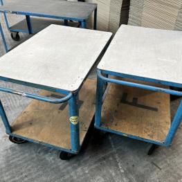 Lot Of Tiered Transport Trolleys