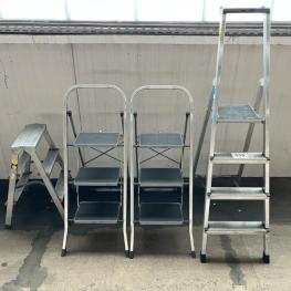 lot of Aluminum Ladders