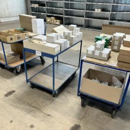 Lot Of Tiered Trolleys