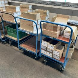 Lot Of Tiered Trolleys
