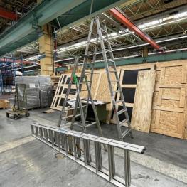 Lot Of Aluminium Step Ladders