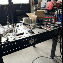 Perforated Welding Table